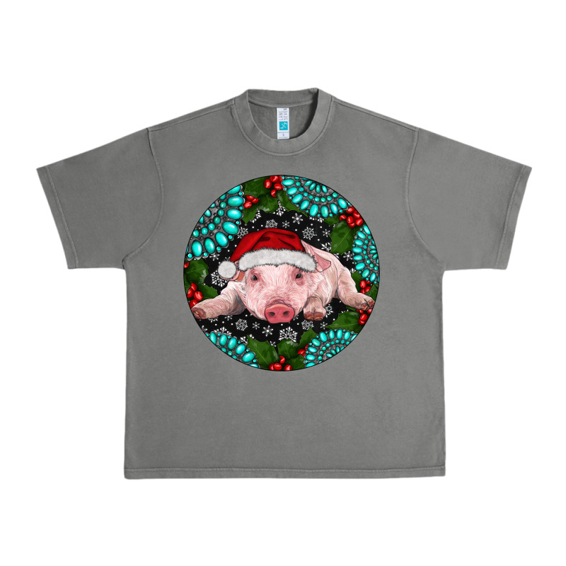 Baby Pig Christmas Urban Heavy Tee by RanaPortraitStore | Teevron
