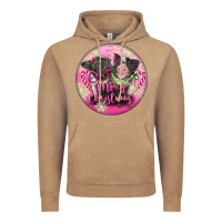 Vintage Coffee Pink Merry Christmas Pig Vintage Hoodie - FaDigitalArtStudio