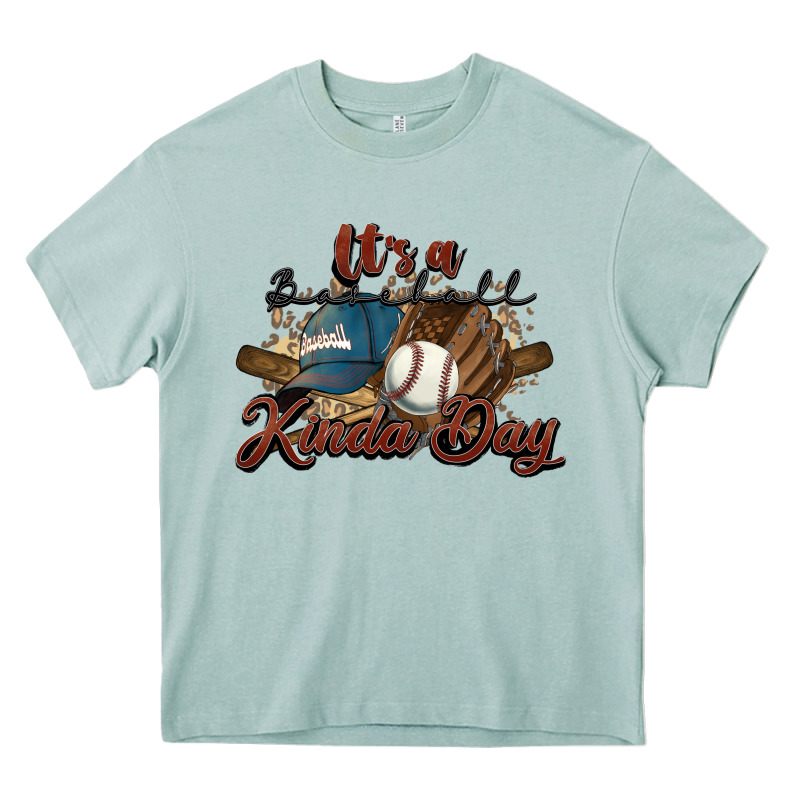 It's A Baseball Kinda Day Heavy Core Tee by HowdyJamesFarm | Teevron