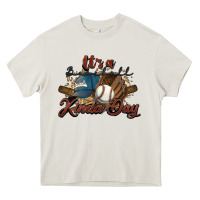 Cream It's a Baseball kinda day Heavy Core Tee - HowdyJamesFarm