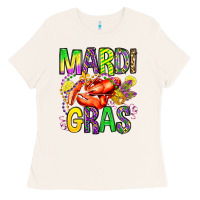 Bone mardi gras crawfish olivia Ladies Tee - OliviaCreatesArt