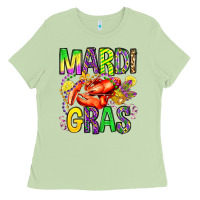 Matcha mardi gras crawfish olivia Ladies Tee - OliviaCreatesArt