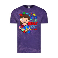 Cloud Purple Stim your heart out Vintage Tee - FaDigitalArtStudio