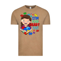 Vintage Coffee Stim your heart out Vintage Tee - FaDigitalArtStudio