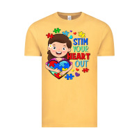Vintage Mustard Stim your heart out Vintage Tee - FaDigitalArtStudio