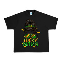Black lucky mama St. Patricks Day Urban Heavy Tee - FaDigitalArtStudio