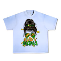 Grape Ice lucky mama St. Patricks Day Urban Heavy Tee - FaDigitalArtStudio