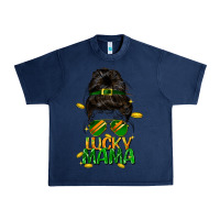 Navy lucky mama St. Patricks Day Urban Heavy Tee - FaDigitalArtStudio
