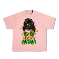 Salmon lucky mama St. Patricks Day Urban Heavy Tee - FaDigitalArtStudio