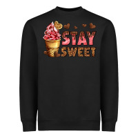 Black stay sweet Heavyweight Sweatshirt - AdoDesignShop