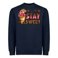 Navy stay sweet Heavyweight Sweatshirt - AdoDesignShop