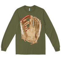 Army Green Catchers Mitt Fa Element Long Sleeve Tee - FaDigitalArtStudio