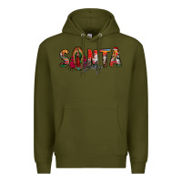 Army Green santa baby lady of guadalupe Premium Hoodie - Jasminsmagicworld