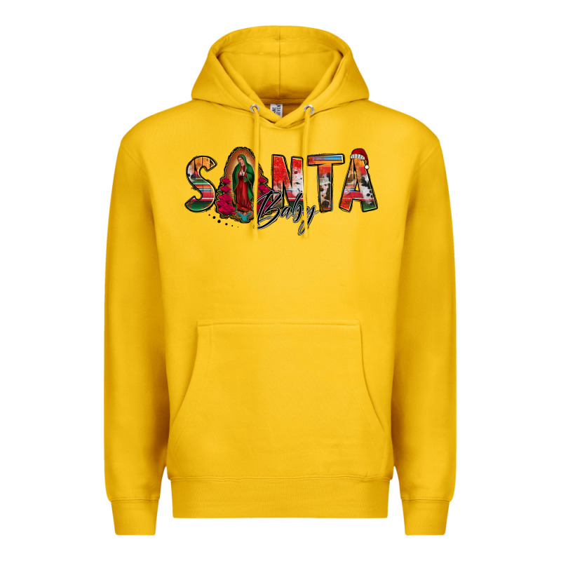 Santa Baby Lady Of Guadalupe Premium Hoodie by Jasminsmagicworld | Teevron