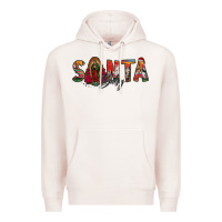 Pale Pink santa baby lady of guadalupe Premium Hoodie - Jasminsmagicworld