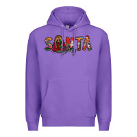 Purple santa baby lady of guadalupe Premium Hoodie - Jasminsmagicworld