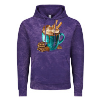 Cloud Purple Chocolate And Coffee Vintage Hoodie - FaDigitalArtStudio