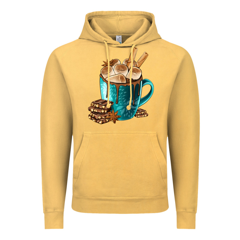 Chocolate And Coffee Vintage Hoodie by FaDigitalArtStudio | Teevron