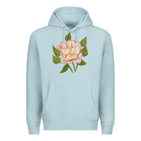 Blue Mist Life Of The Party Rose Premium Hoodie - LillyAllenDesigns