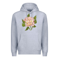 Heather Grey Life Of The Party Rose Premium Hoodie - LillyAllenDesigns