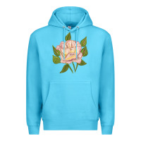 Ocean Blue Life Of The Party Rose Premium Hoodie - LillyAllenDesigns