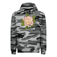 Slate Camo Life Of The Party Rose Premium Hoodie - LillyAllenDesigns