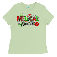 Matcha medical assistant christmas Ladies Tee - OliviaCreatesArt