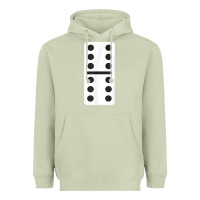 Matcha double six dominoes tshirt halloween costume 6 6 domino game t shirt Heavyweight Hoodie - baoMotion