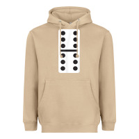 Mushroom double six dominoes tshirt halloween costume 6 6 domino game t shirt Heavyweight Hoodie - baoMotion