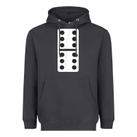 Smoke double six dominoes tshirt halloween costume 6 6 domino game t shirt Heavyweight Hoodie - baoMotion