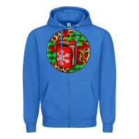True Royal christmas hot chocolate and candies Zipper Hoodie - AdoDesignShop