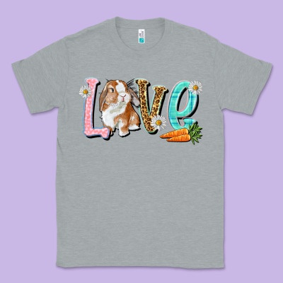 Love Easter Rabbit Easter Day Classic Tee Designed By Howdyjamesfarm