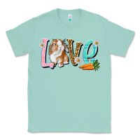 Seafoam Love Easter Rabbit Easter Day Classic Tee - HowdyJamesFarm
