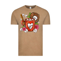 Vintage Coffee Baseball Coffee cup Vintage Tee - FaDigitalArtStudio