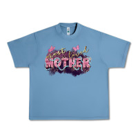 Pebble Blue Most loved mother Mother's Day Urban Heavy Tee - FaDigitalArtStudio