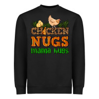 Black chicken nugs mama hugs Heavyweight Sweatshirt - AdoDesignShop