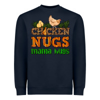Navy chicken nugs mama hugs Heavyweight Sweatshirt - AdoDesignShop