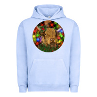 Pigment Grape Ice Brown Cow Christmas Urban Hoodie - RanaPortraitStore
