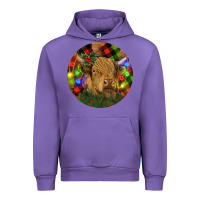Tulip Brown Cow Christmas Urban Hoodie - RanaPortraitStore