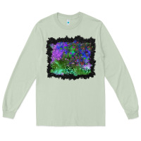 Matcha halloween skull and leopard background Long Sleeve Tee - BundleAndBundleShop