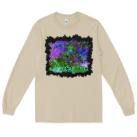 Mushroom halloween skull and leopard background Long Sleeve Tee - BundleAndBundleShop