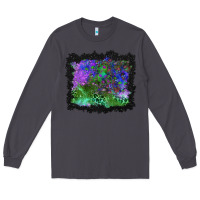 Smoke halloween skull and leopard background Long Sleeve Tee - BundleAndBundleShop