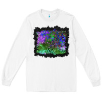 White halloween skull and leopard background Long Sleeve Tee - BundleAndBundleShop