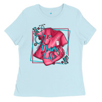 Baby Blue nurse life olivia Ladies Tee - OliviaCreatesArt