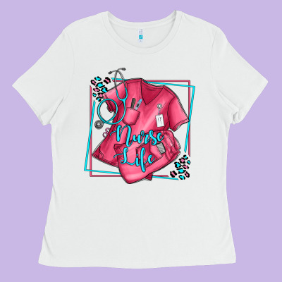 Nurse Life Olivia Ladies Tee Designed By Oliviacreatesart