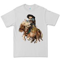 Dove Grey Midilli little Cowboy kid rodeo Premium Tee - HowdyJamesFarm