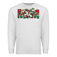 Oatmeal Heather mexican flag sunflower mom leopard Premium Sweatshirt - JahusDesignShop