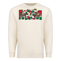 Sandshell mexican flag sunflower mom leopard Premium Sweatshirt - JahusDesignShop