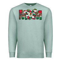 Seafoam mexican flag sunflower mom leopard Premium Sweatshirt - JahusDesignShop