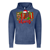 Vintage Denim Christmas Gigi Claus Vintage Hoodie - FaDigitalArtStudio